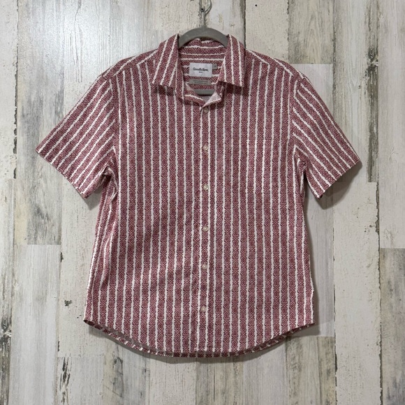 Goodfellow & Co Other - Goodfellow & Co Maroon and White Striped Shirt